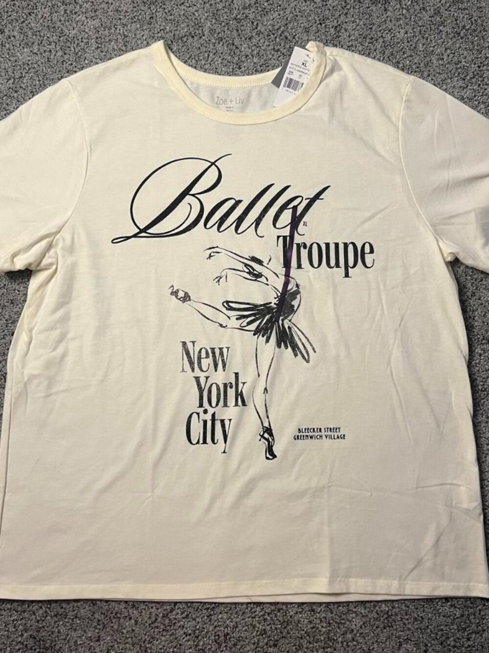Zoe & Liv Ballet Troupe New York City Graphic T-Shirt